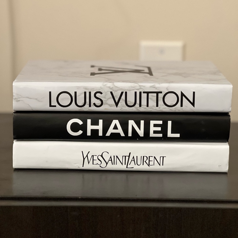 Luxury Designer Book Set - Black and White
